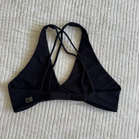 Crop Shop Boutique CSB Eva Crop in Black Size Medium VGUC - Picture 3 of 4